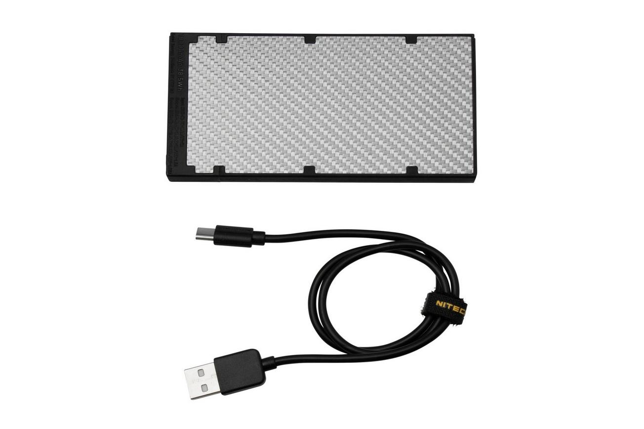 Nitecore NB10000 Powerbank Silver, 10.000 mAh