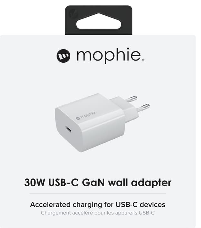 Mophie Speedport 30W GaN vægoplader