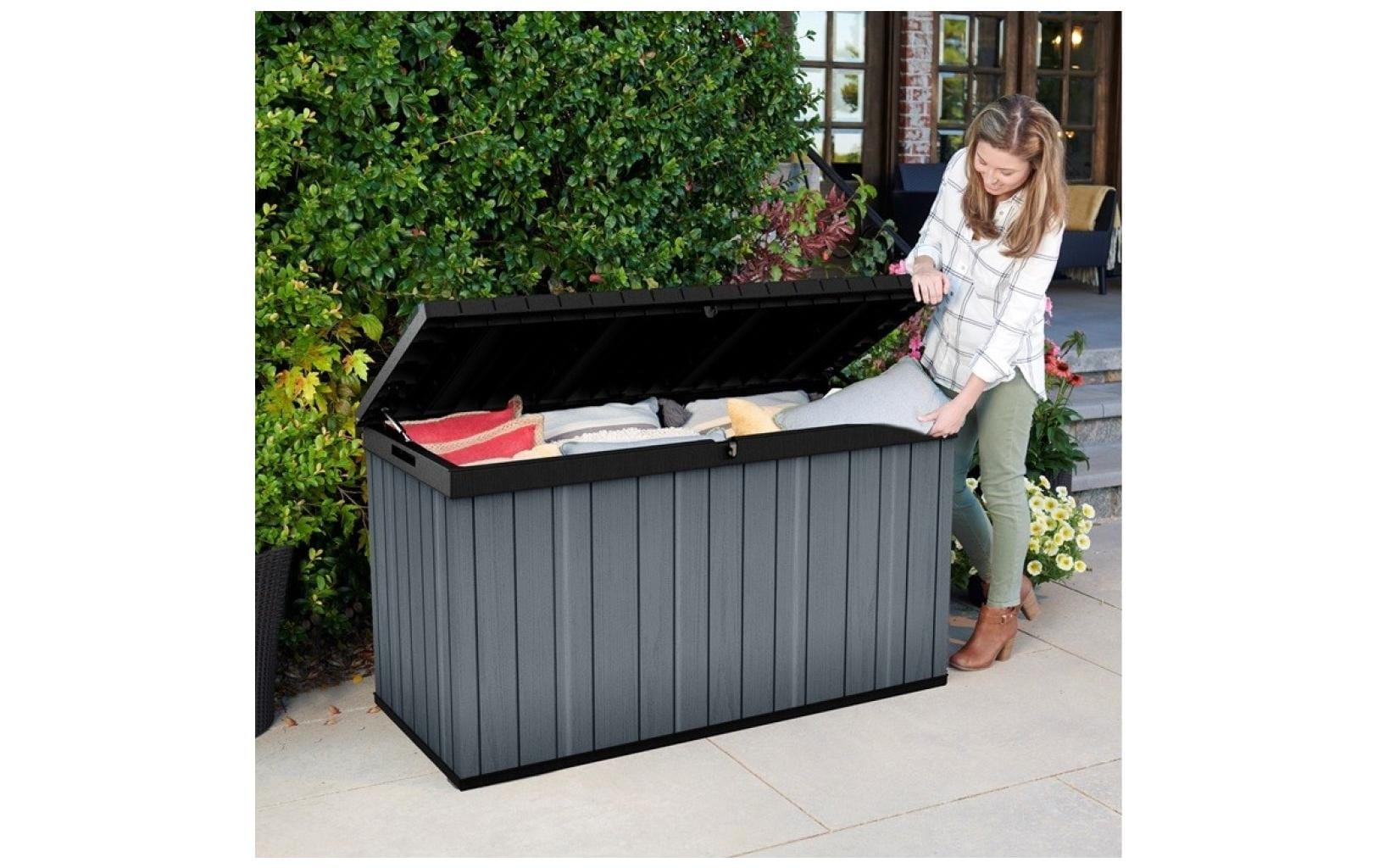 Gartenbox Darwin Box 570 l Grau<br>Aufbewahrungsbox