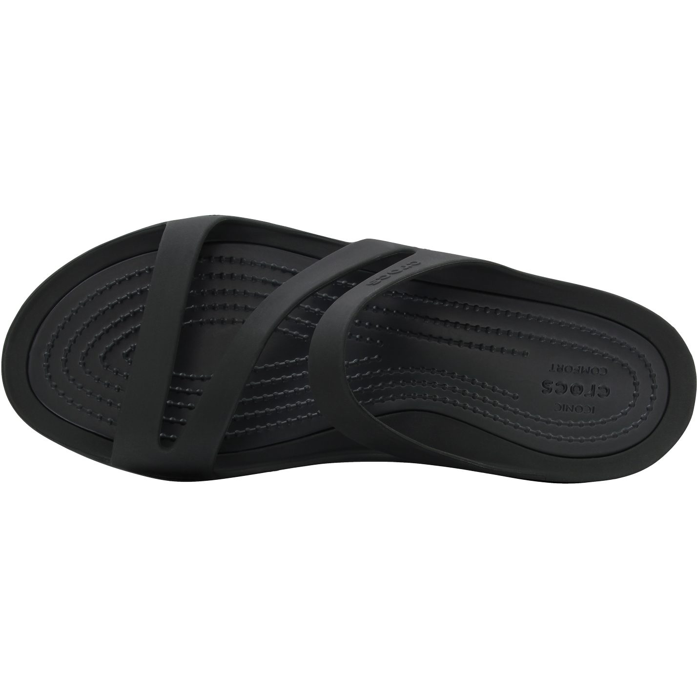 Crocs Swiftwater Sandalen Damen schwarz