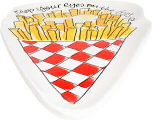 Blond Amsterdam bord Snack fries 23 x 12,5 x 1 cm