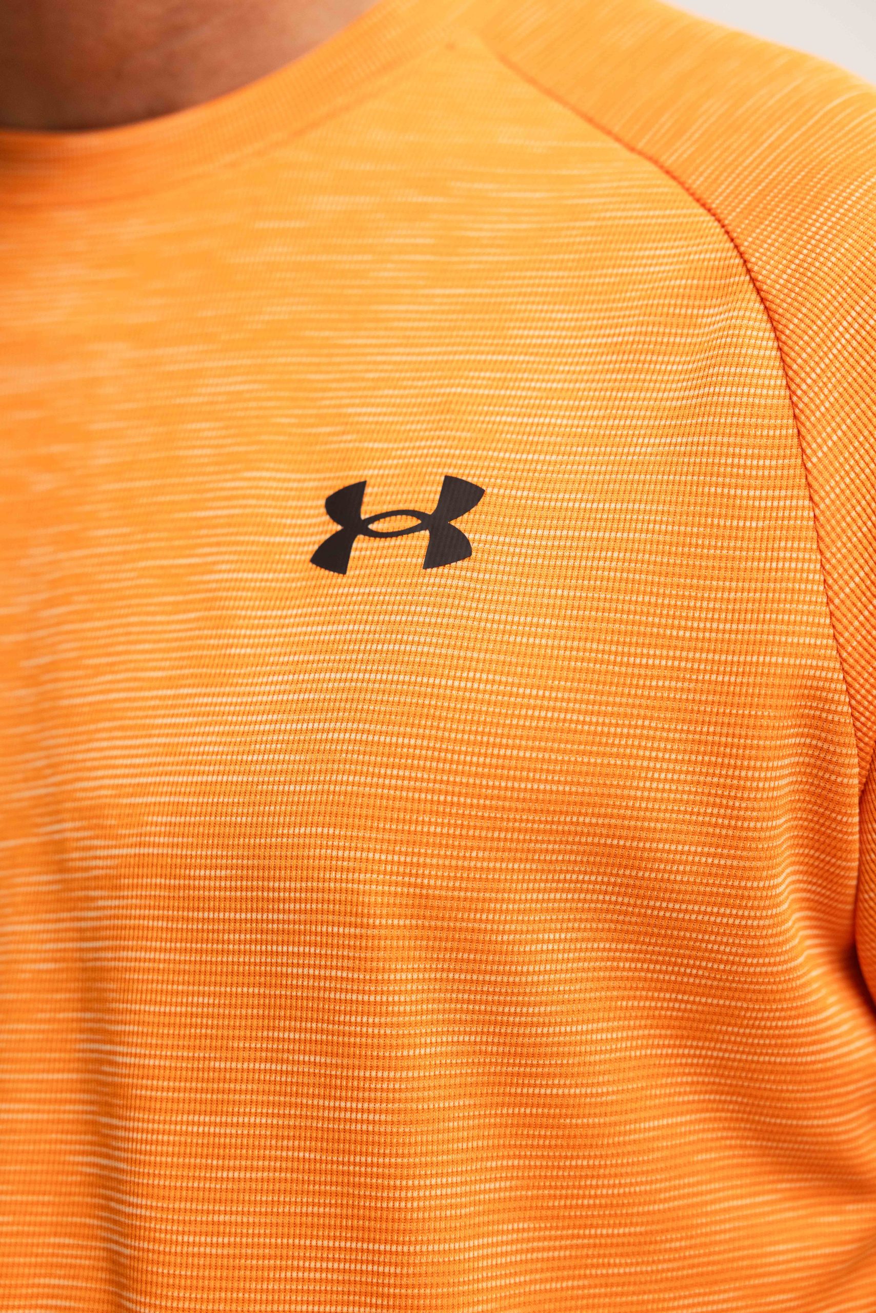 Under Armour Tech Textured T-Shirt Heren Oranje