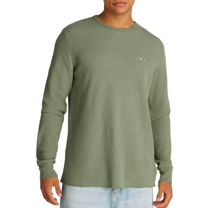 Tommy Hilfiger Slim Waffle Longsleeve Shirt Heren