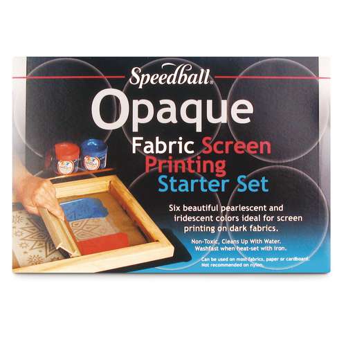 Speedball® Siebdruck-Textilfarbe Opak, Starter-Set