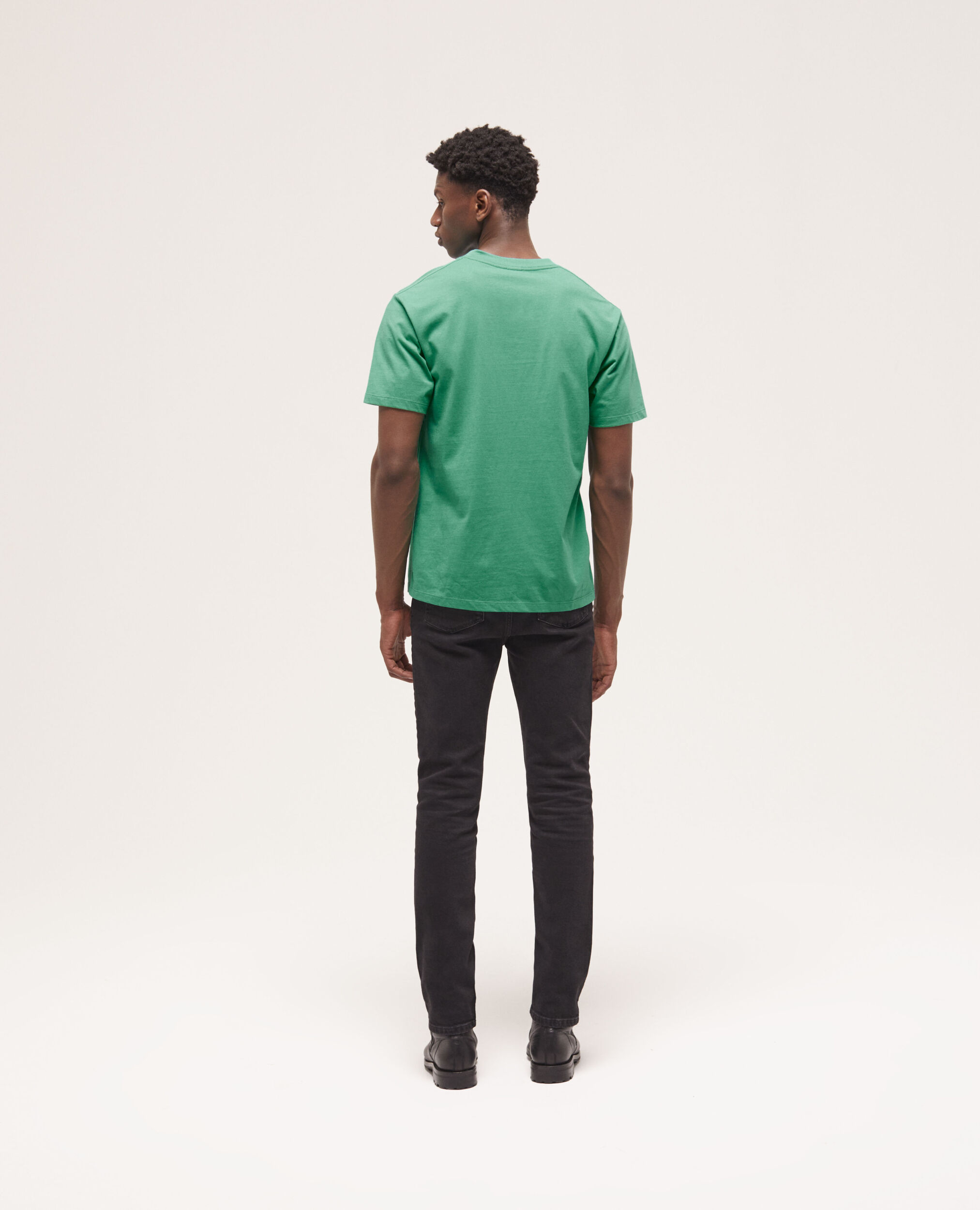 T-shirt à logo vert
