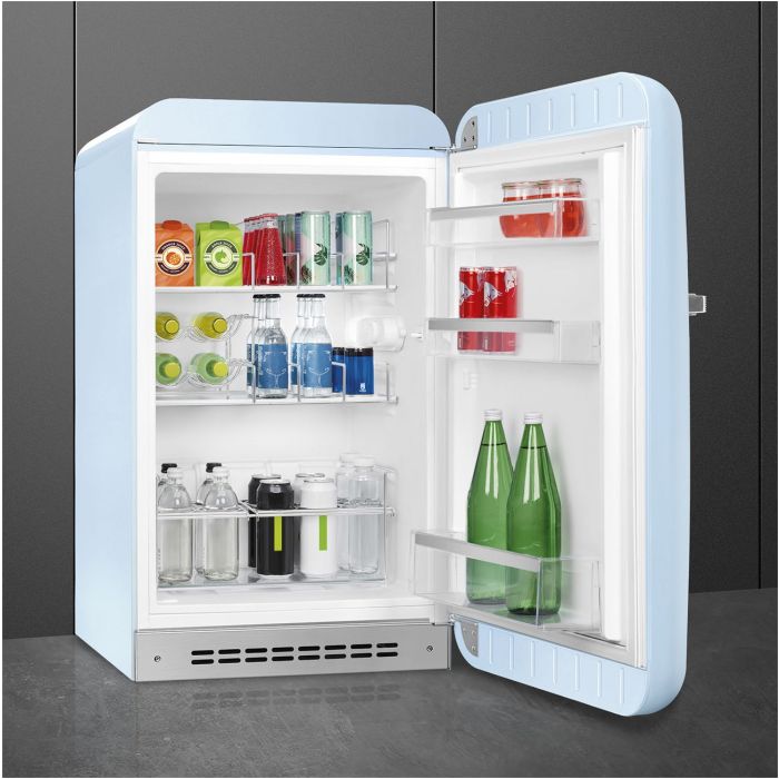 SMEG Stand-Kühlschrank 50's Retro Style FAB10HRPB5 Pastellblau