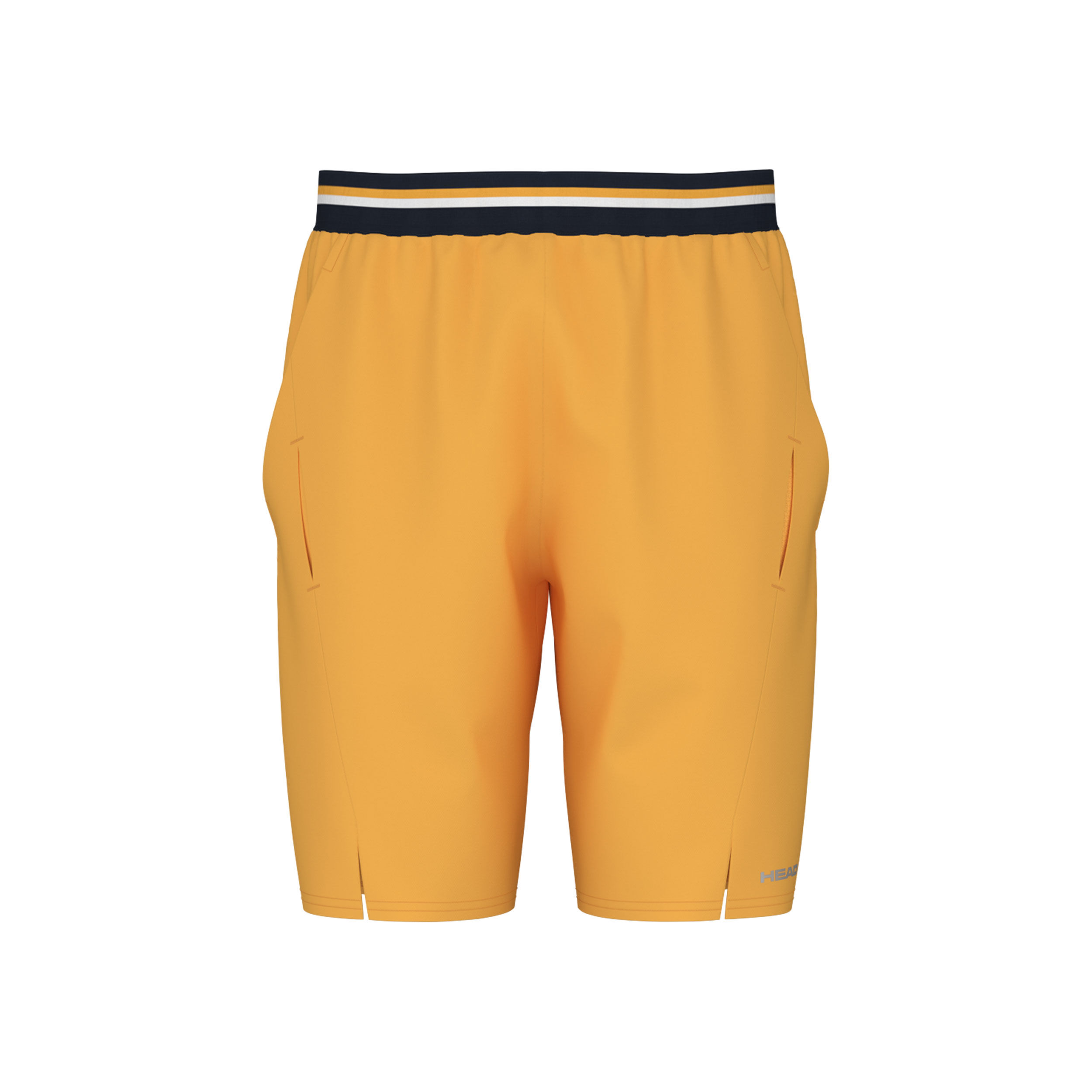 HEAD Performance Shorts Hommes - Jaune Doré, Bleu Foncé