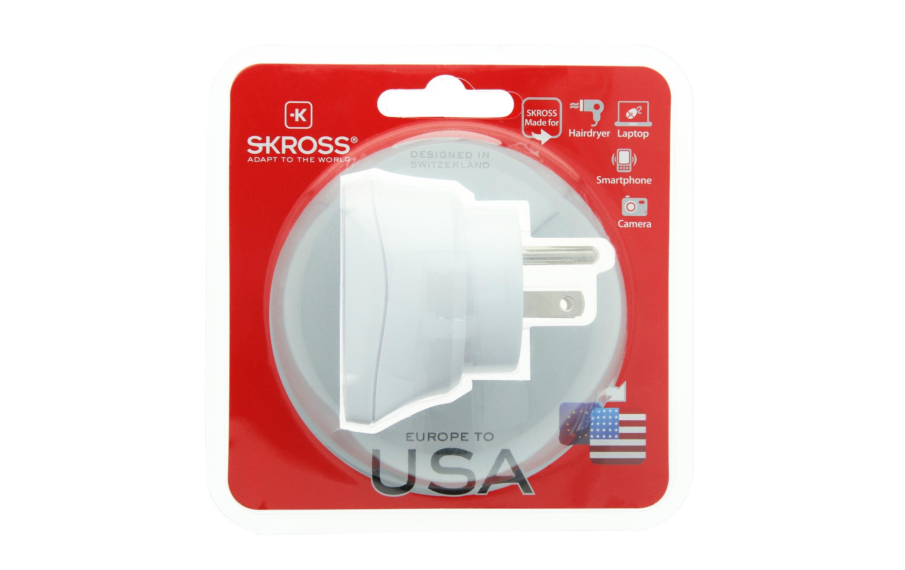 Reiseadapter Country EU – USALänderreiseadapter Europa – USA