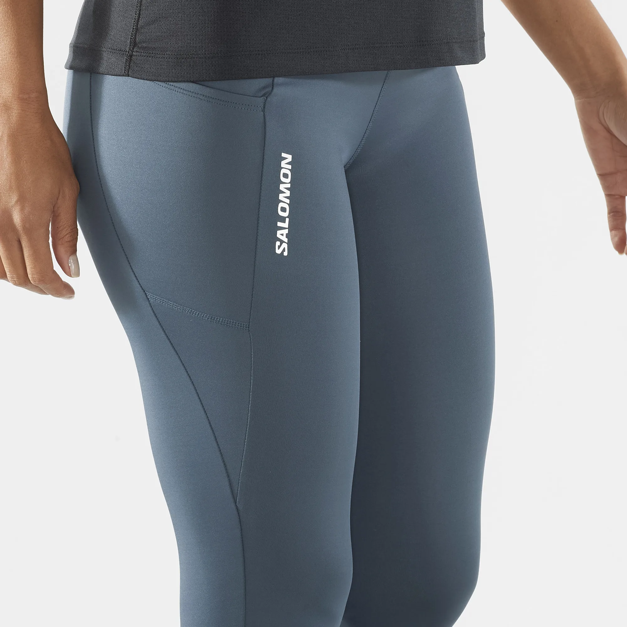 Salomon Women's Cross Run 28'' Tights Midnight Navy