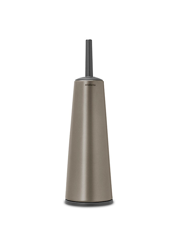 Pot à balai WC en platinium Brabantia