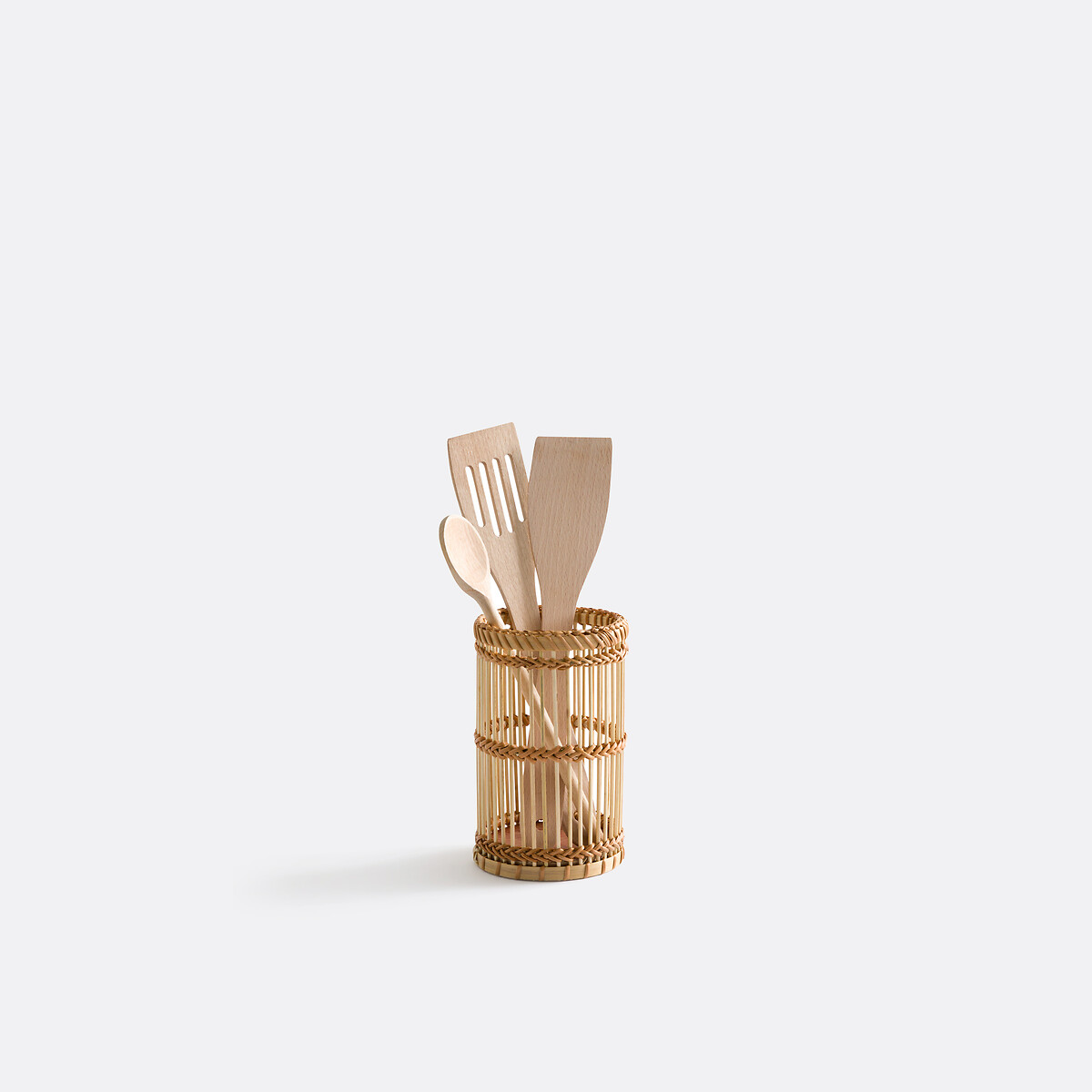 LA REDOUTE INTERIEURS<br>Porta-utensílios de cozinha em bambu vazado, Tensil
