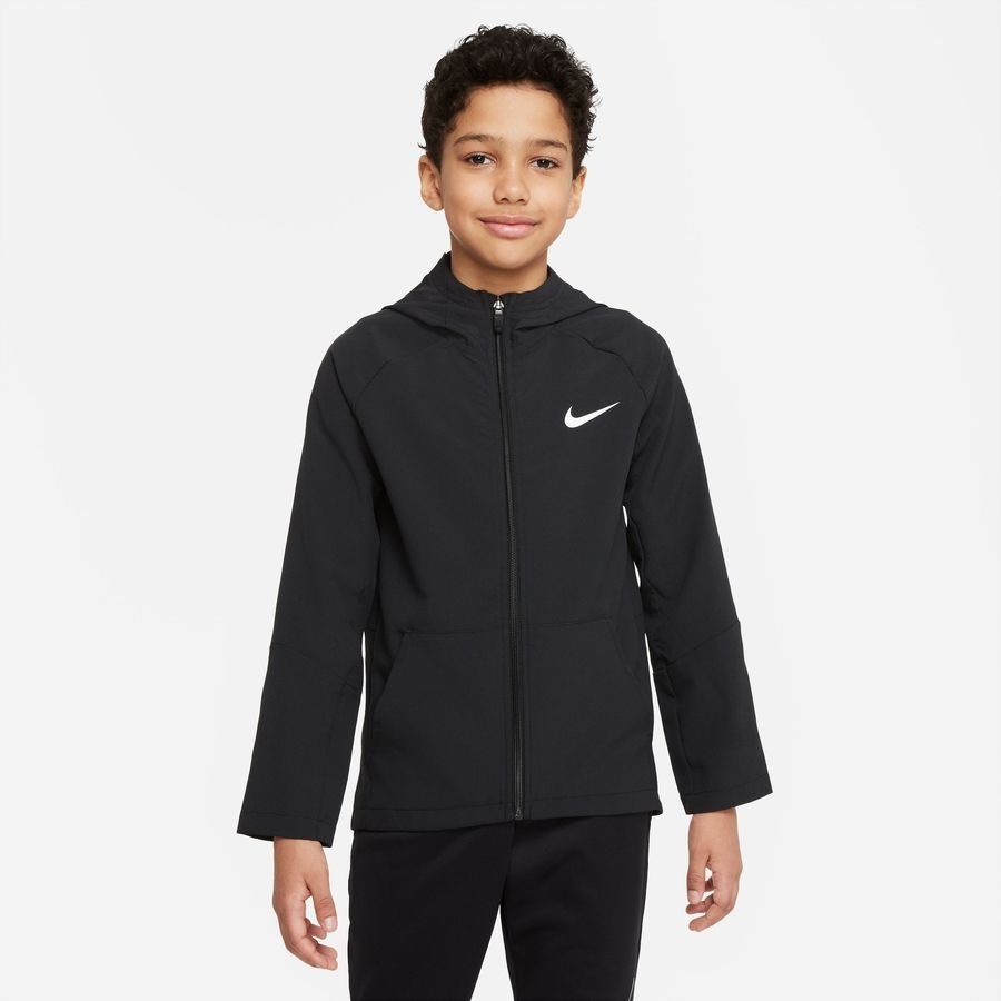 Nike Veste d'Entraînement Dri-FIT Woven - Noir/Blanc Enfant