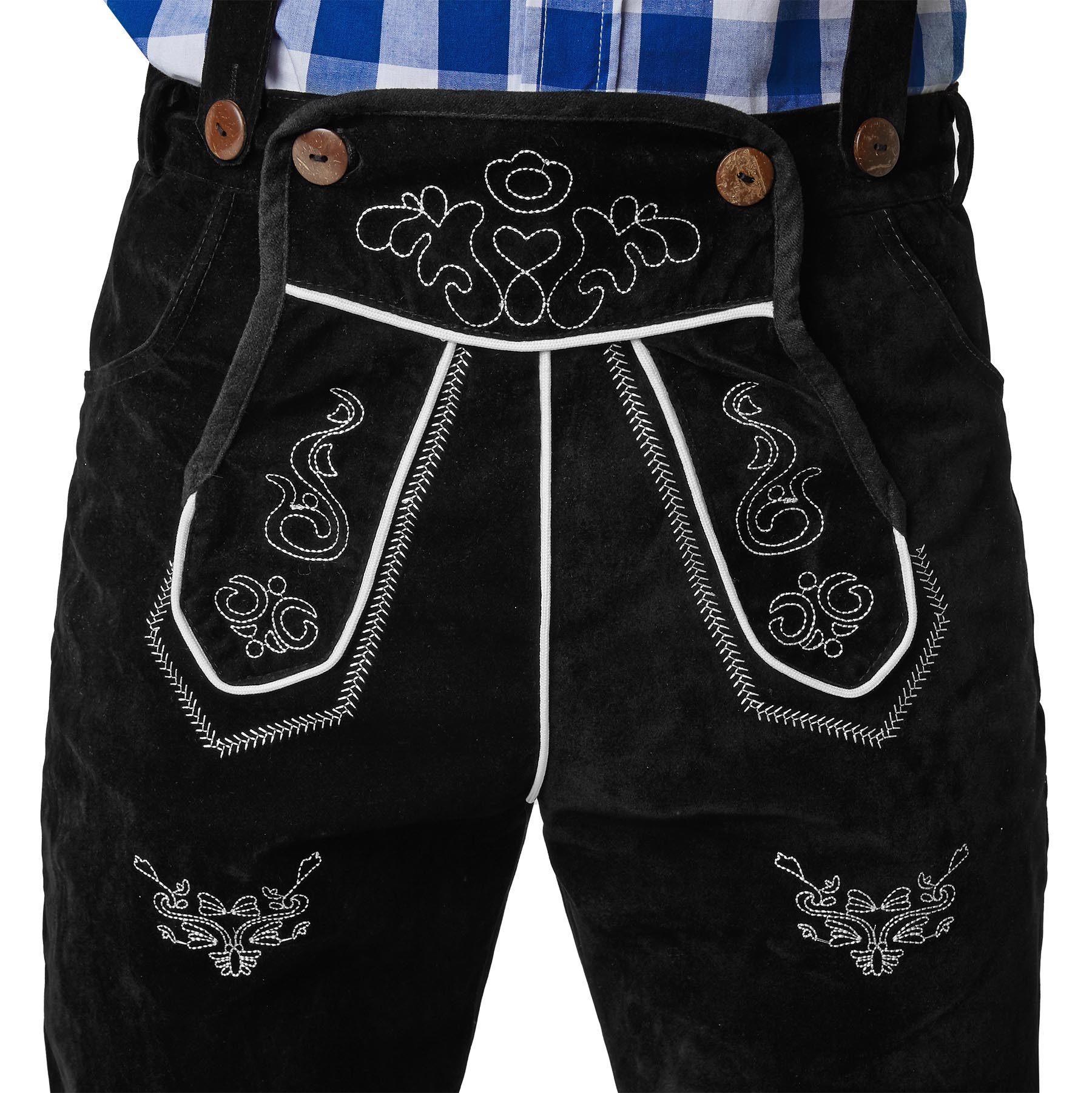 tectake® Lederhose Fichtelgebirge