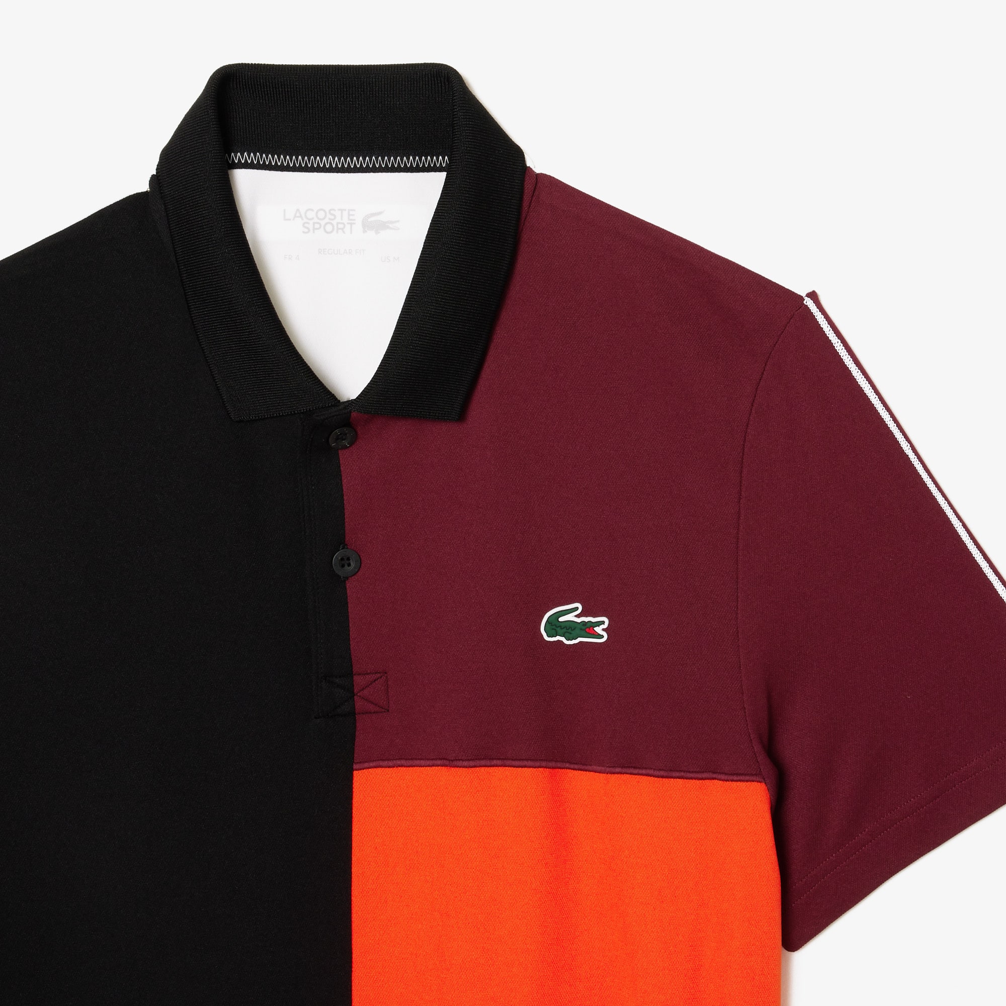 Tennis Poloshirt aus recyceltem Gewebe Kurze Ärmel - Schwarz - Lacoste - Herren