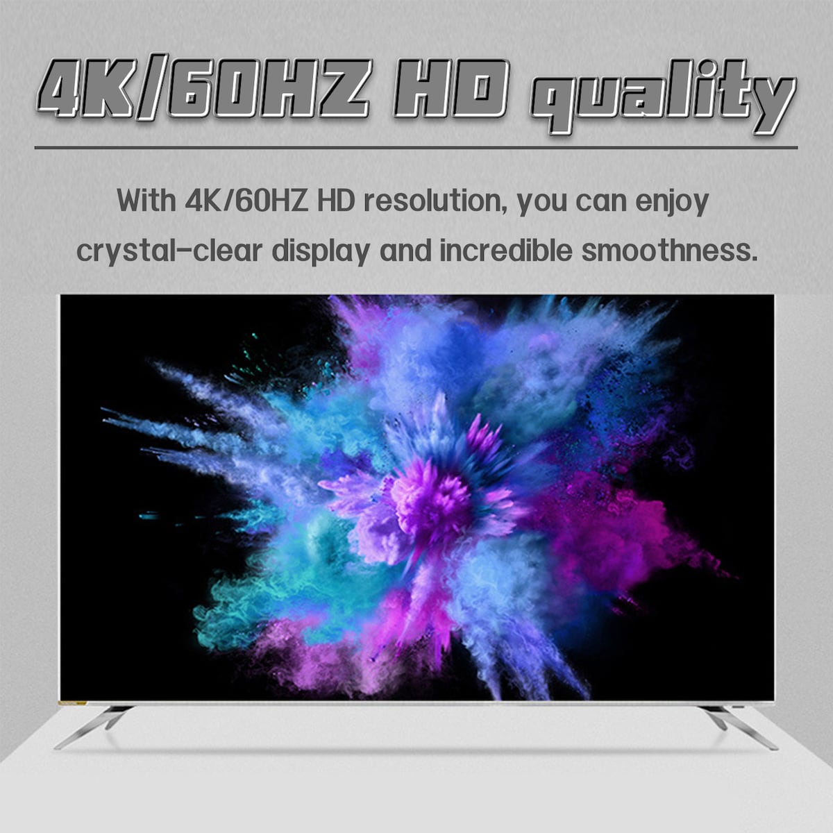 HDMI-bryter 5x, 4K 60Hz med ARC-lydekstrakter HDMI 2.0 HDR og fjernkontroll Sort