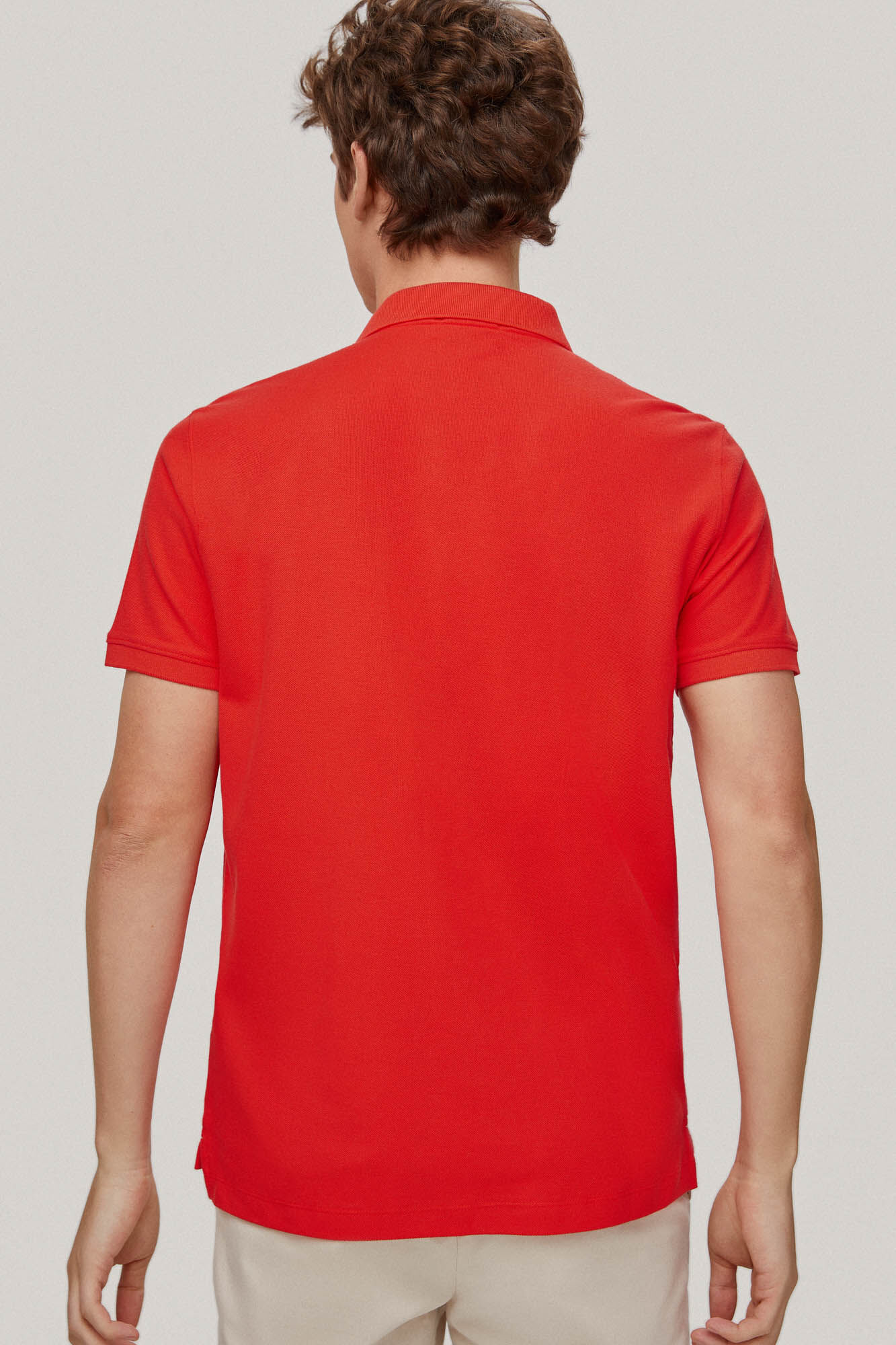 Polo slim fit anti-odor - Laranja