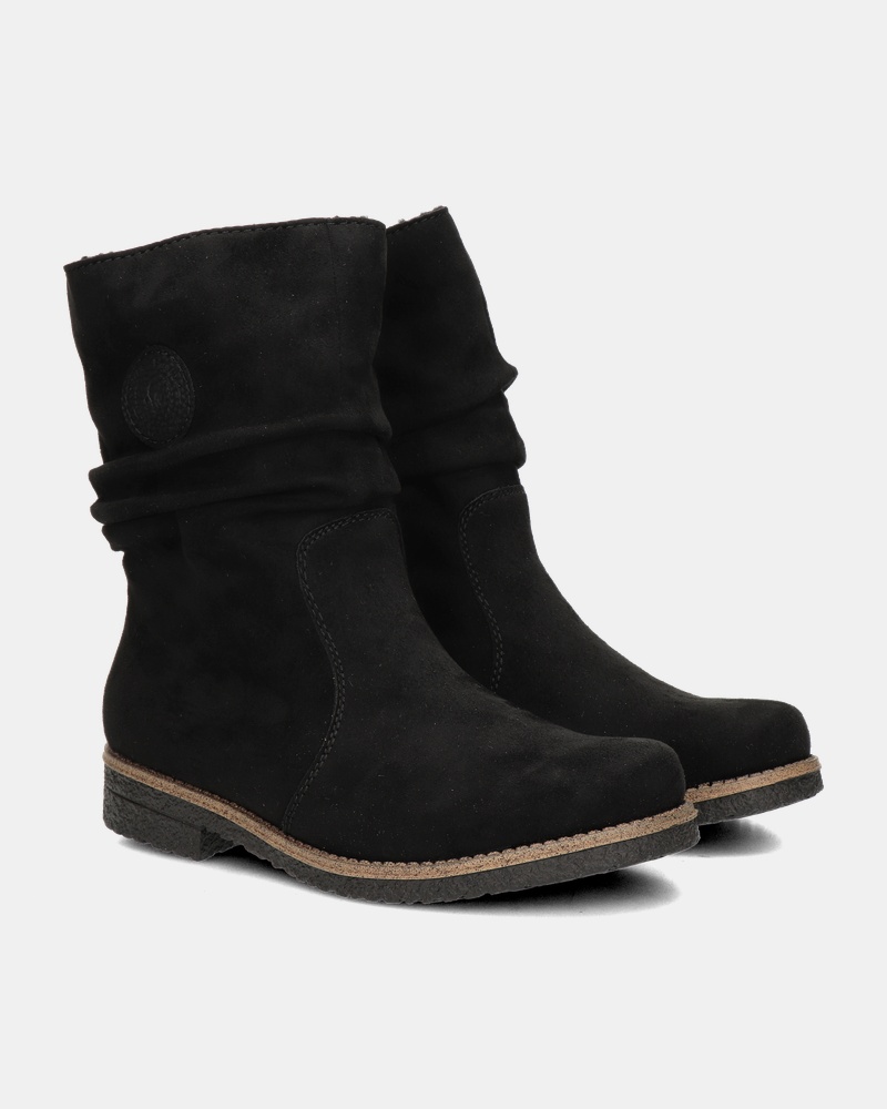Rieker Rits- & gesloten boots  - zwart