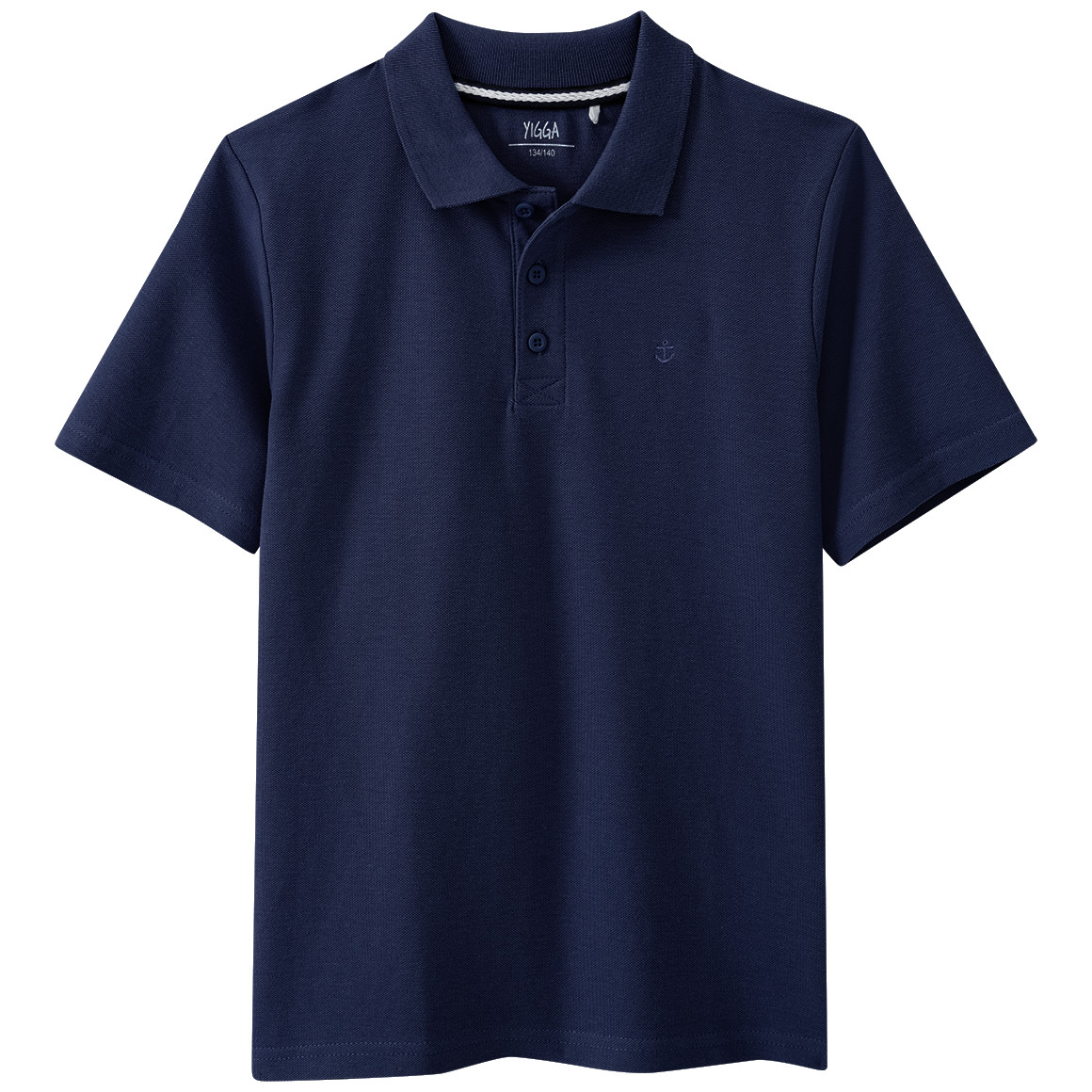 Yigga Jungen Poloshirt in Piqué-Qualität dunkelblau