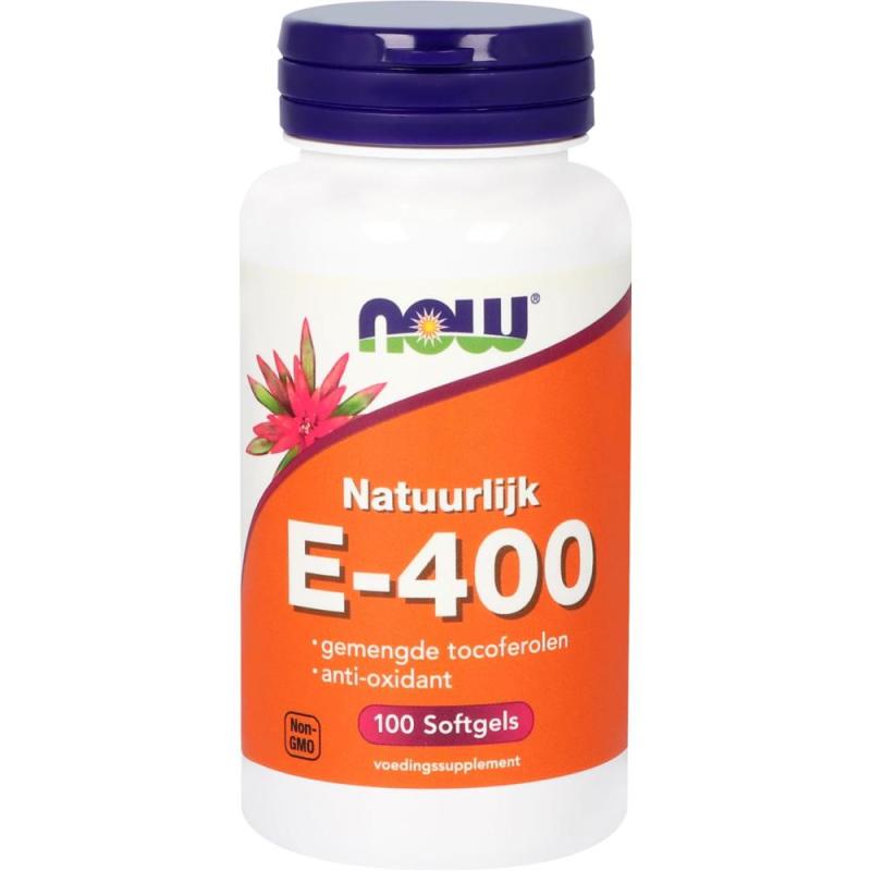 Now Natuurlijk E-400 100 softgels