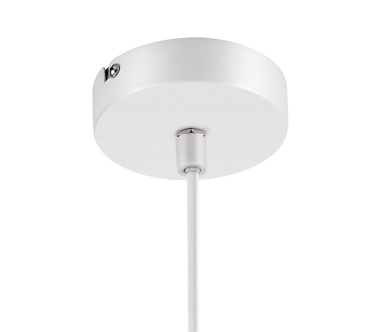 Suspension Pleiones GoodHome E27 blanc mat