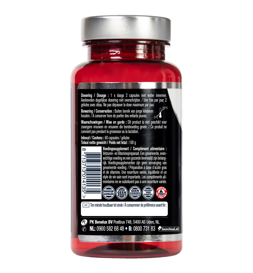 Lucovitaal Super Visolie Omega 3 (60 capsules)