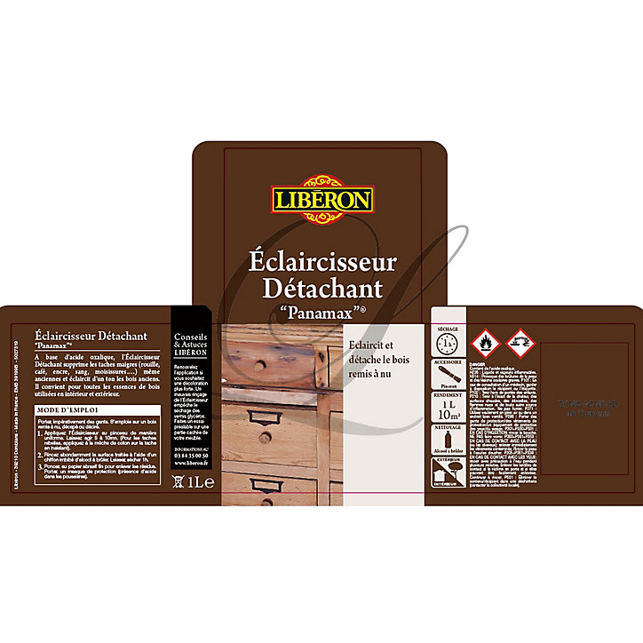 Eclaircisseur détachant Libéron 0,5L