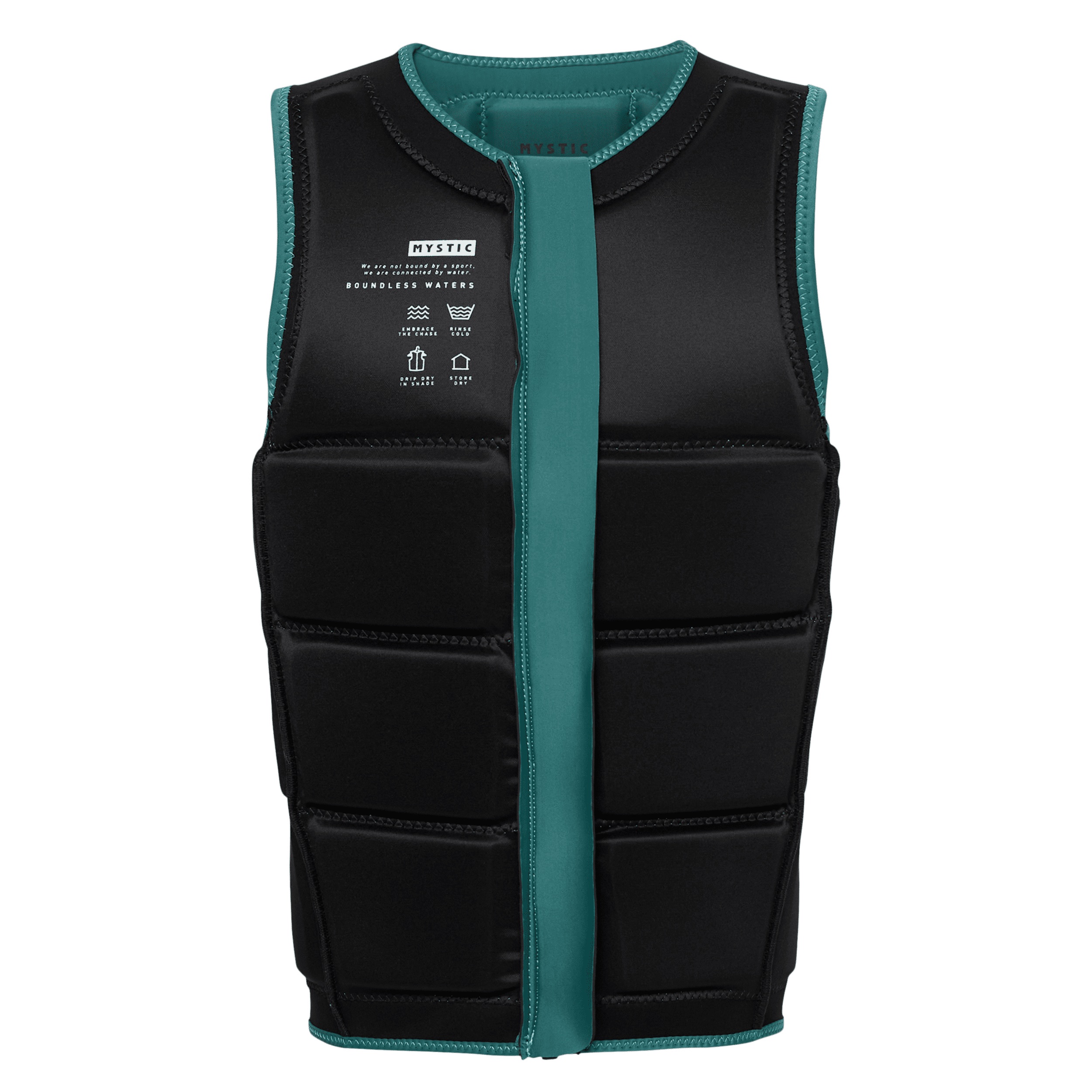Mystic Star Impact Vest F/zip - Wake - 2025 Black