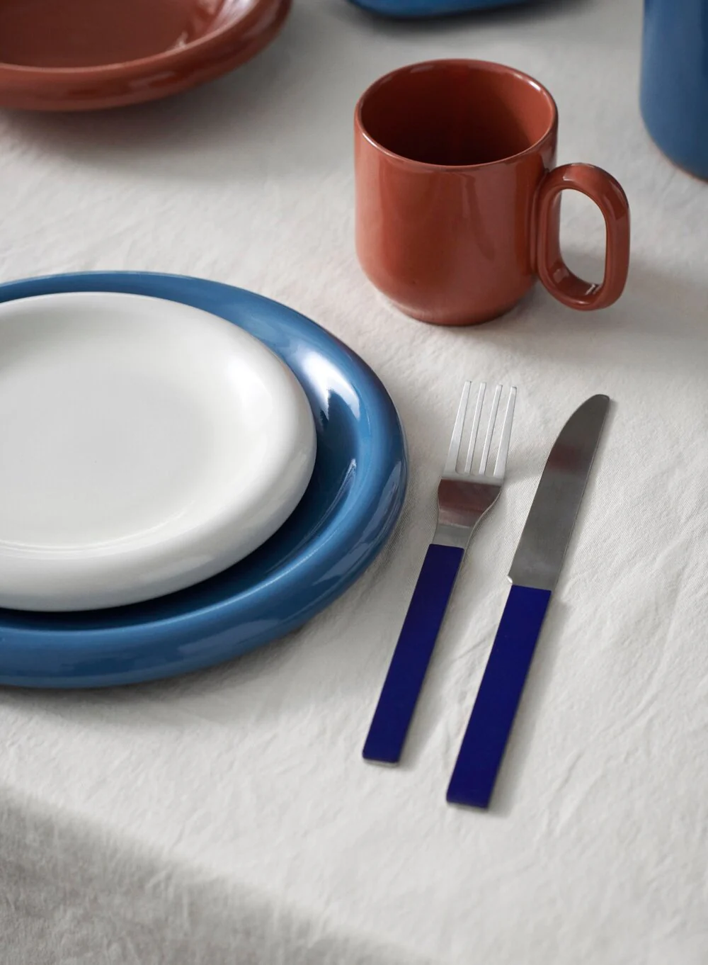 HAY  MVS bestiksæt, 4 stk - Dark Blue