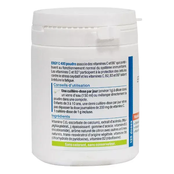 Nutergia Ergy C 400 Poudre 125g