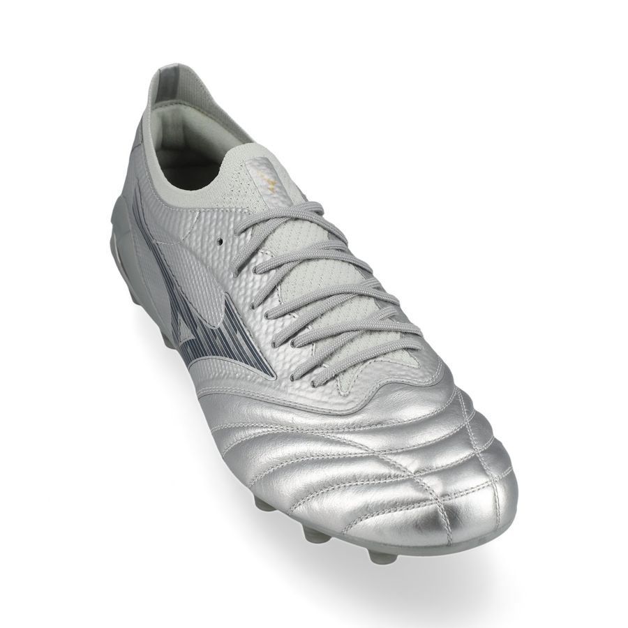 Mizuno Morelia Neo IV Beta Elite FG/AG Platinum Silver - Argent/Gris