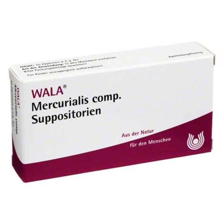 Mercurialis comp. Suppositorien, 10X2 g