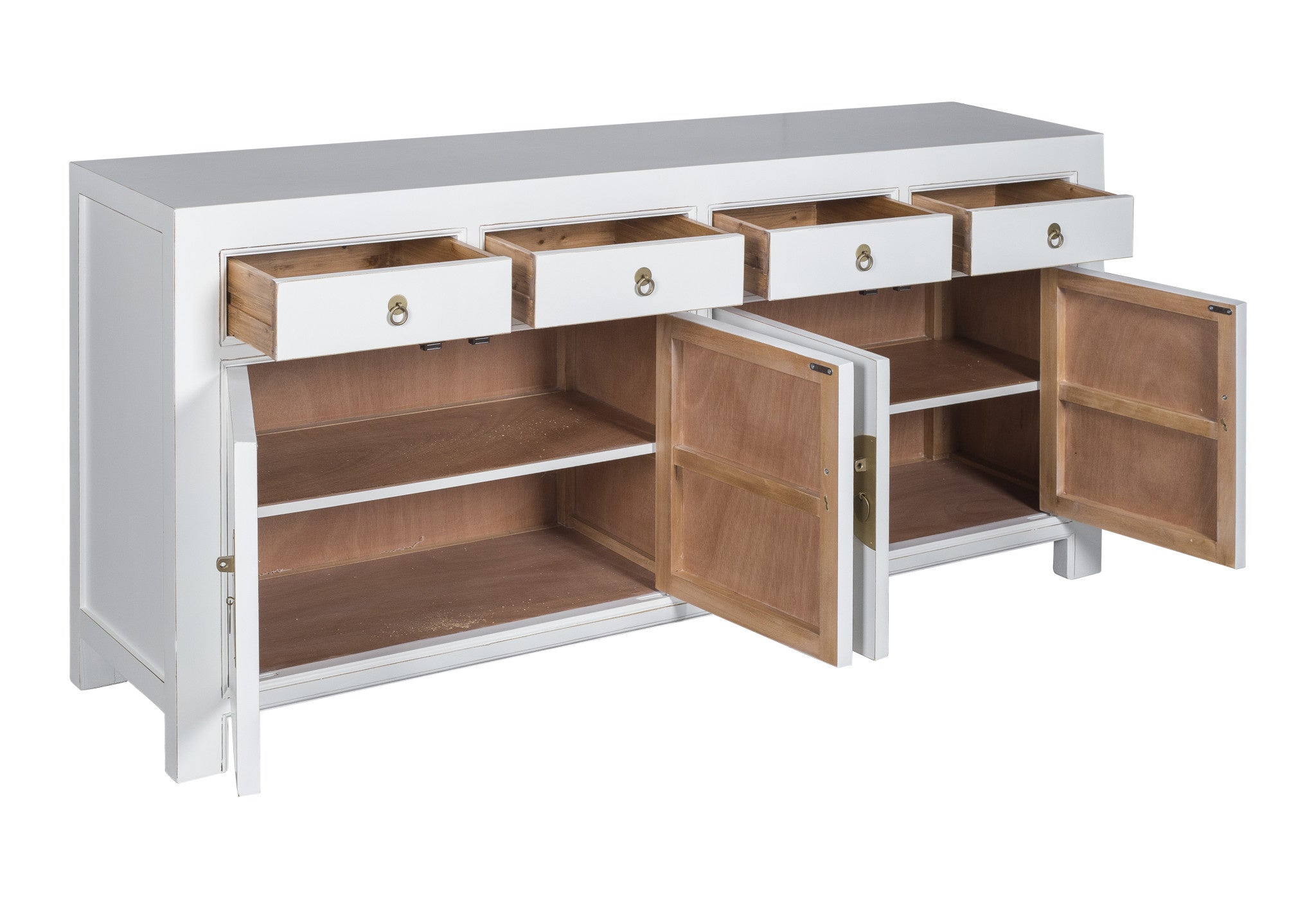 Fine Asianliving Chinese Dressoir Sneeuw Wit