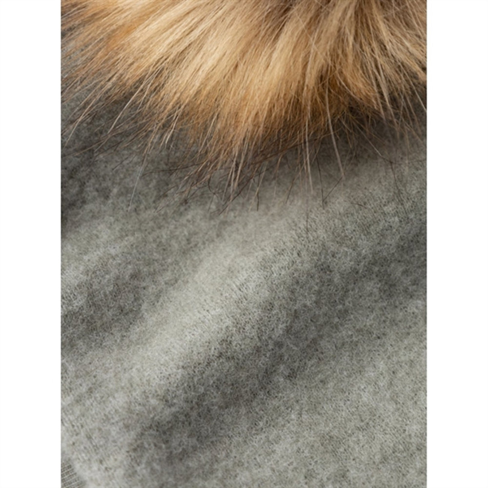 Vetiver Wmino Uld Brushed Balaclava med Kvast