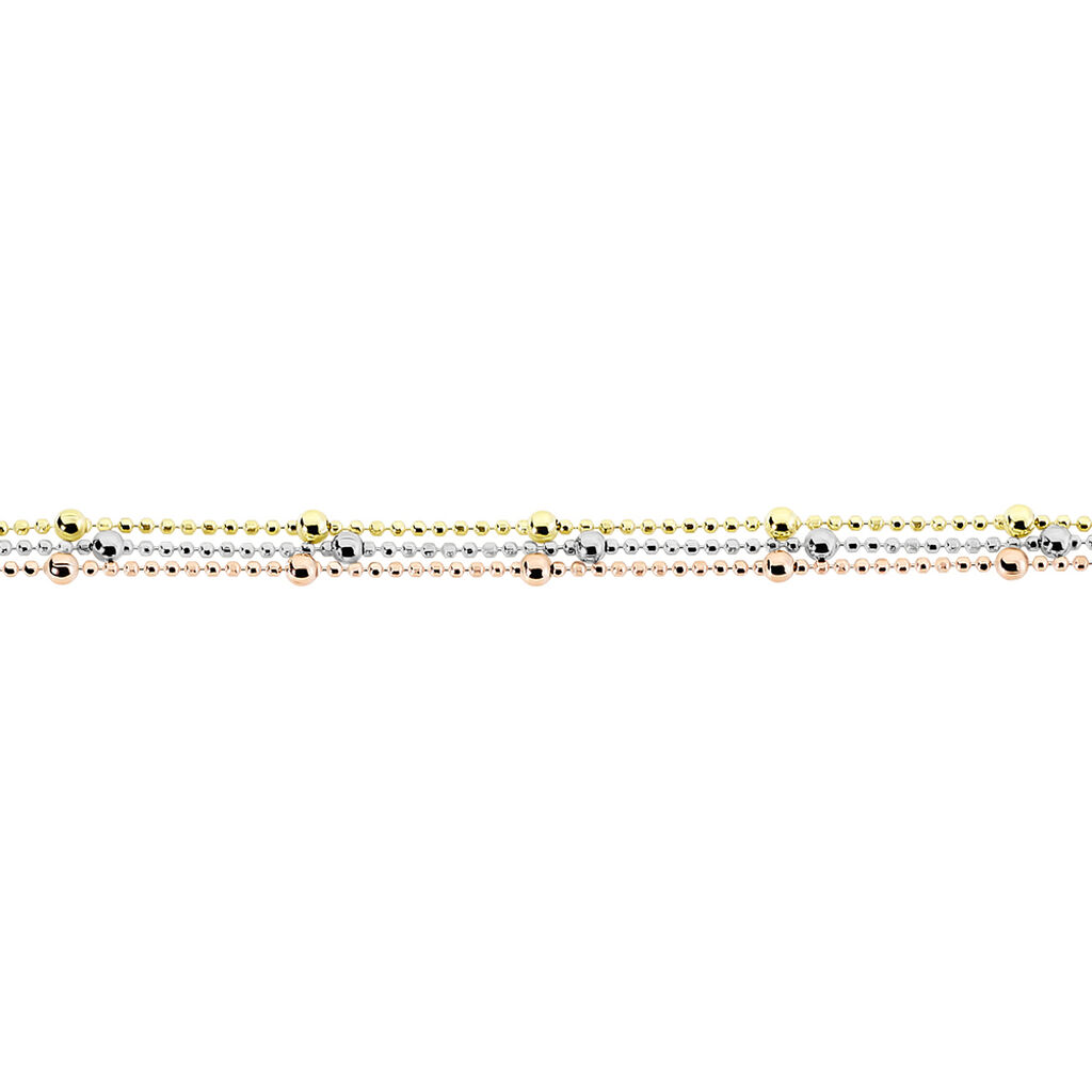 Bracelet Daralea Argent Tricolore