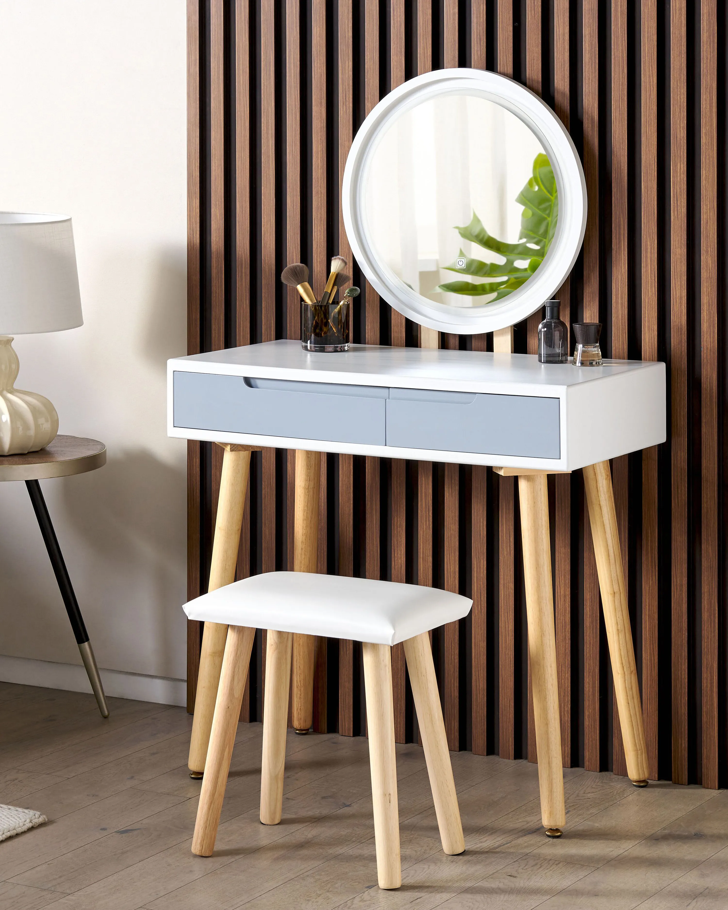 Kaptafel JOSSELIN LED Wit