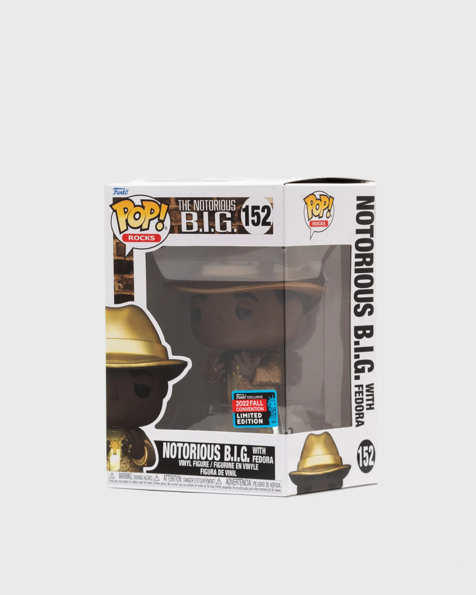 Funko POP! Limited Edition  - Biggie Fedora Gold