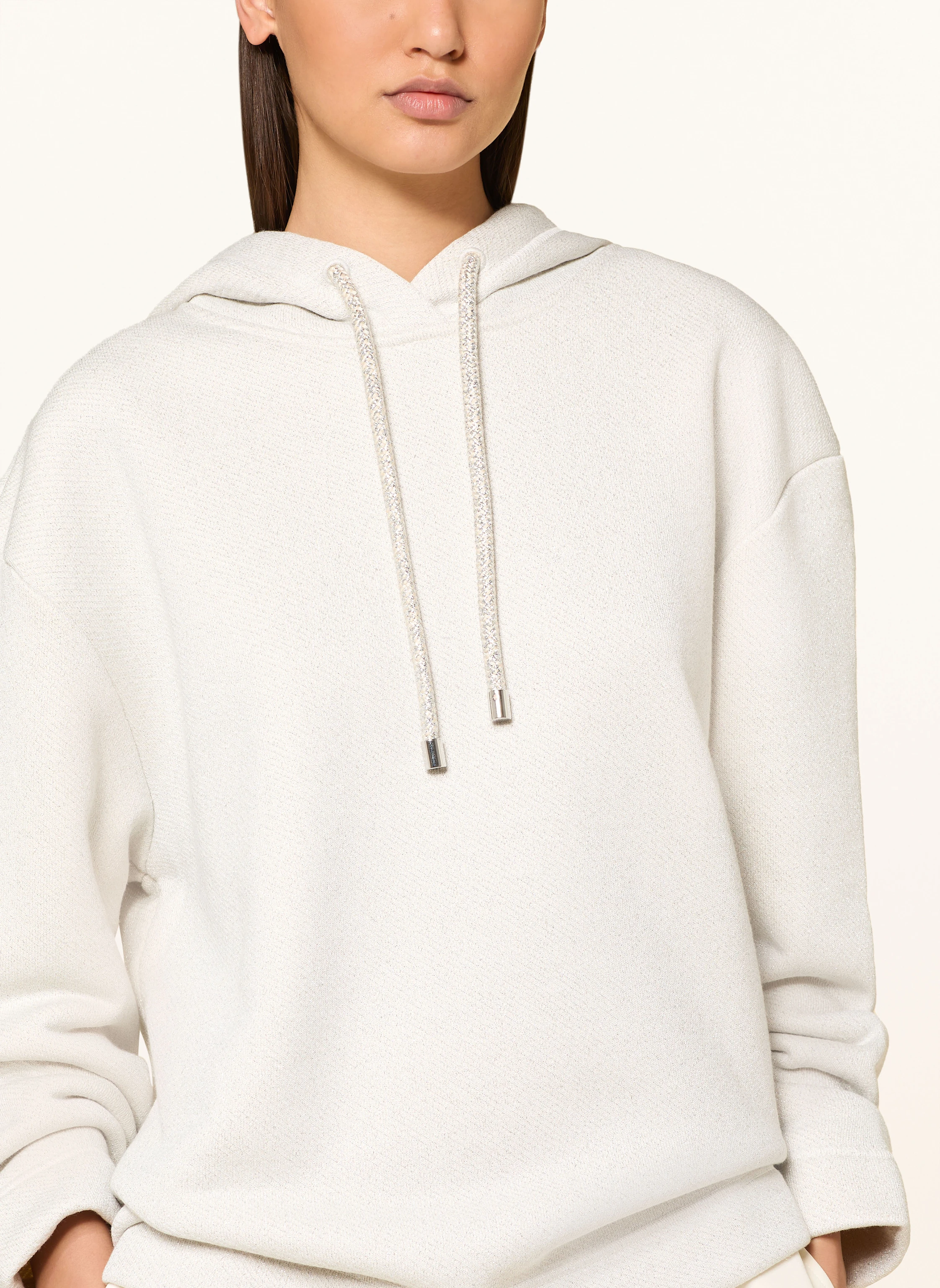 MAX & Co. Hoodie FIORIRE mit Glitzergarn