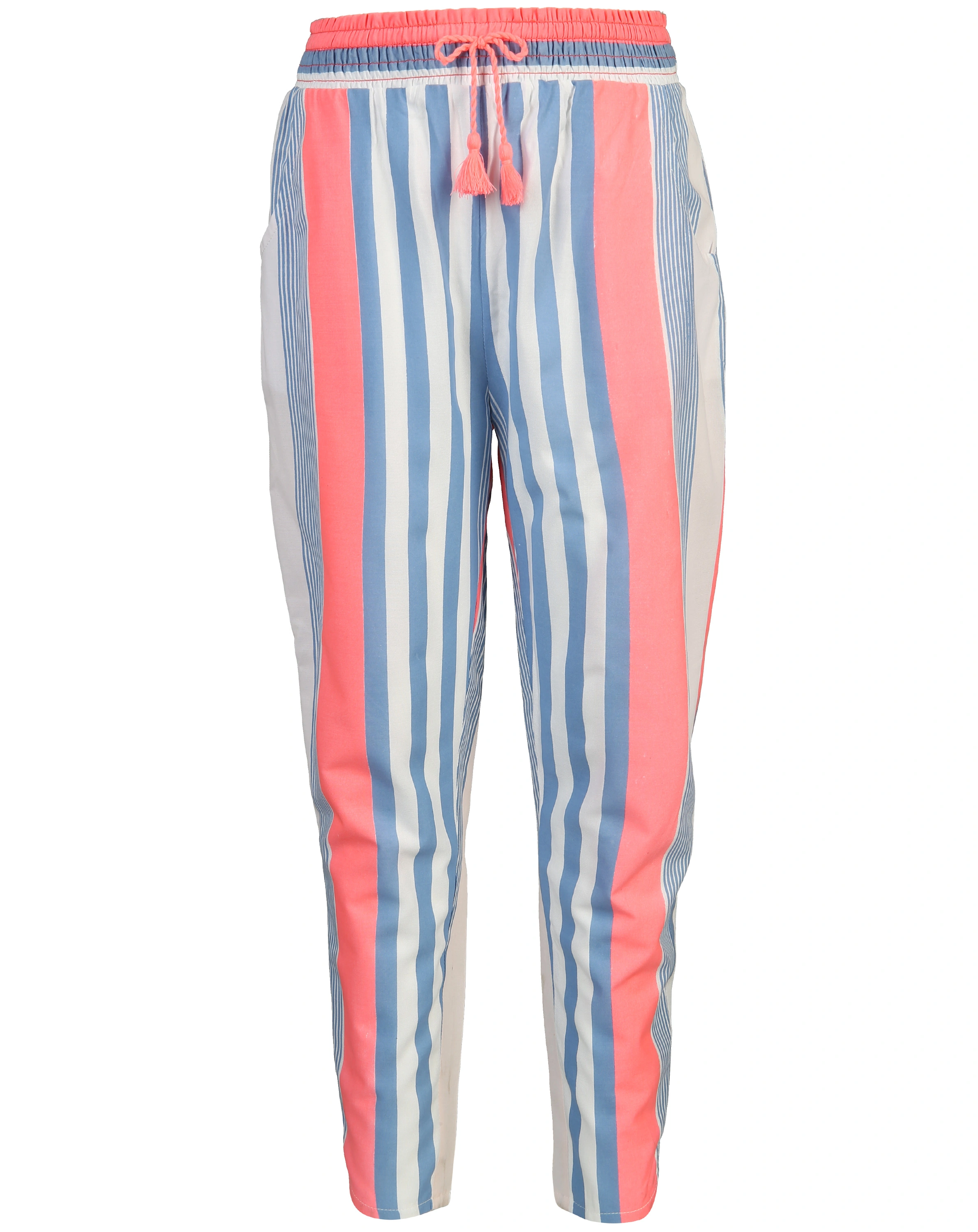 Sommerhose STRIPES in neon coral