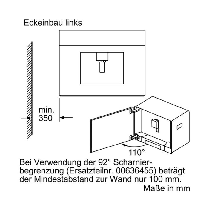 Siemens Einbau-Kaffeevollautomat iQ700 CT636LEW1 Weiß