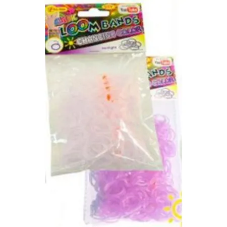 Loom Bands UV Farbe 250 Stück im Beutel, 3-fach farbig sortiert