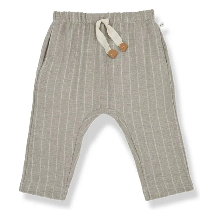 1+ in the family Pantalon Thomas Rayé | Grège