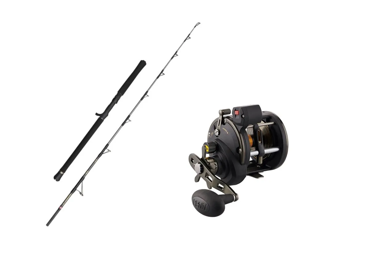 Penn Regiment Iv Jig C 30-50lbs/Penn Sqlii30lwlc Squall Ii 30lwl