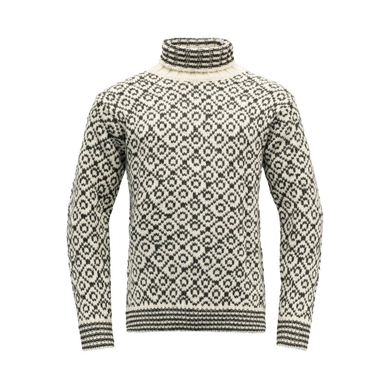 Devold Svalbard Sweater High Neck (Offwhite)