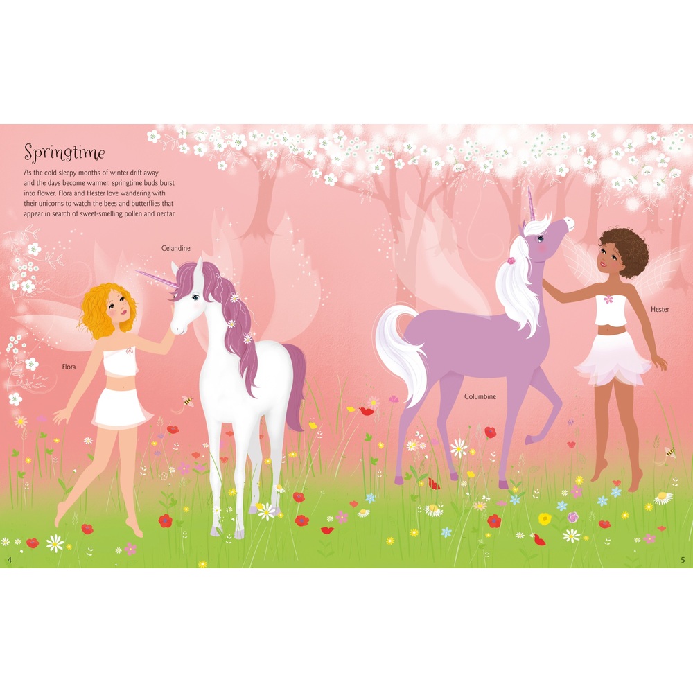 Usborne-Aktivitäten: Sticker Dolly Anziehbuch für Einhörner