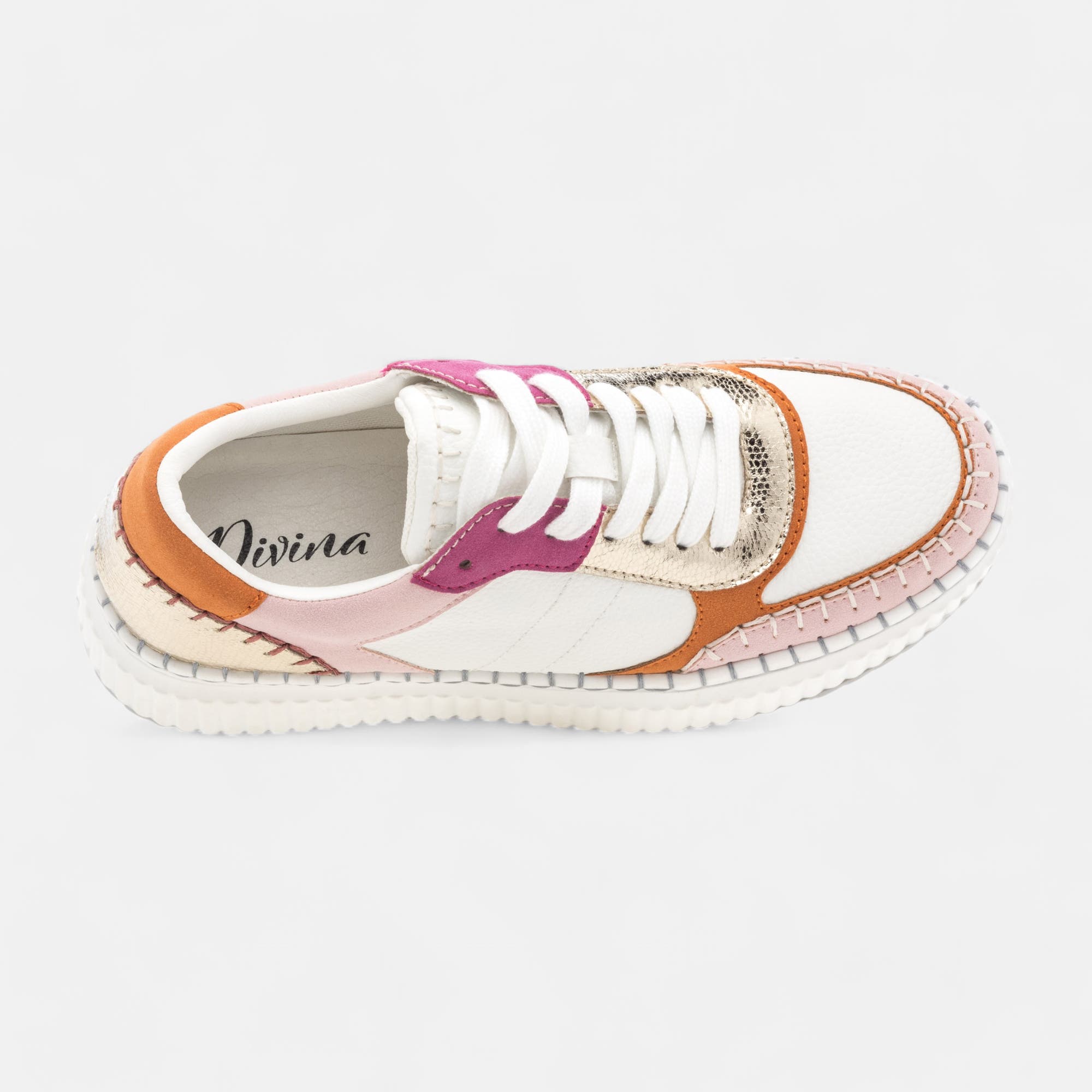Baskets basses Femme multicolore