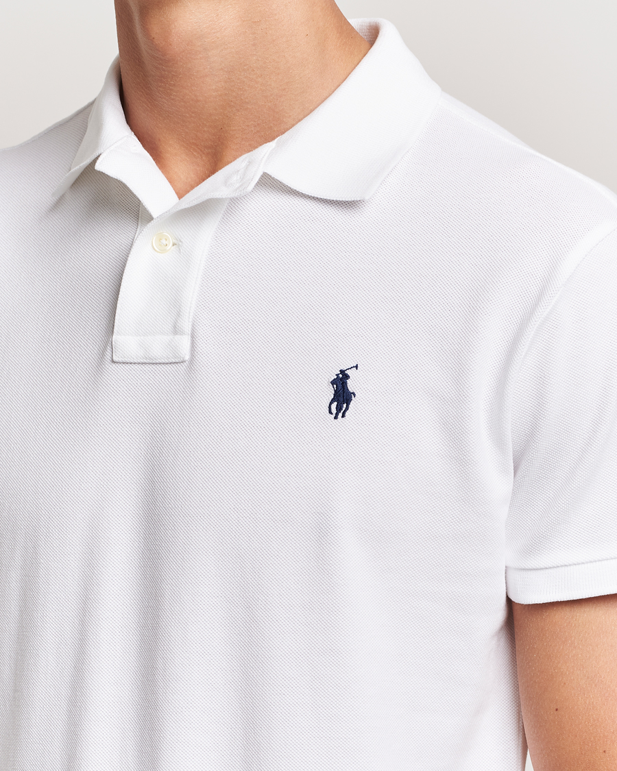 Polo Ralph Lauren Custom Slim Fit Polo White