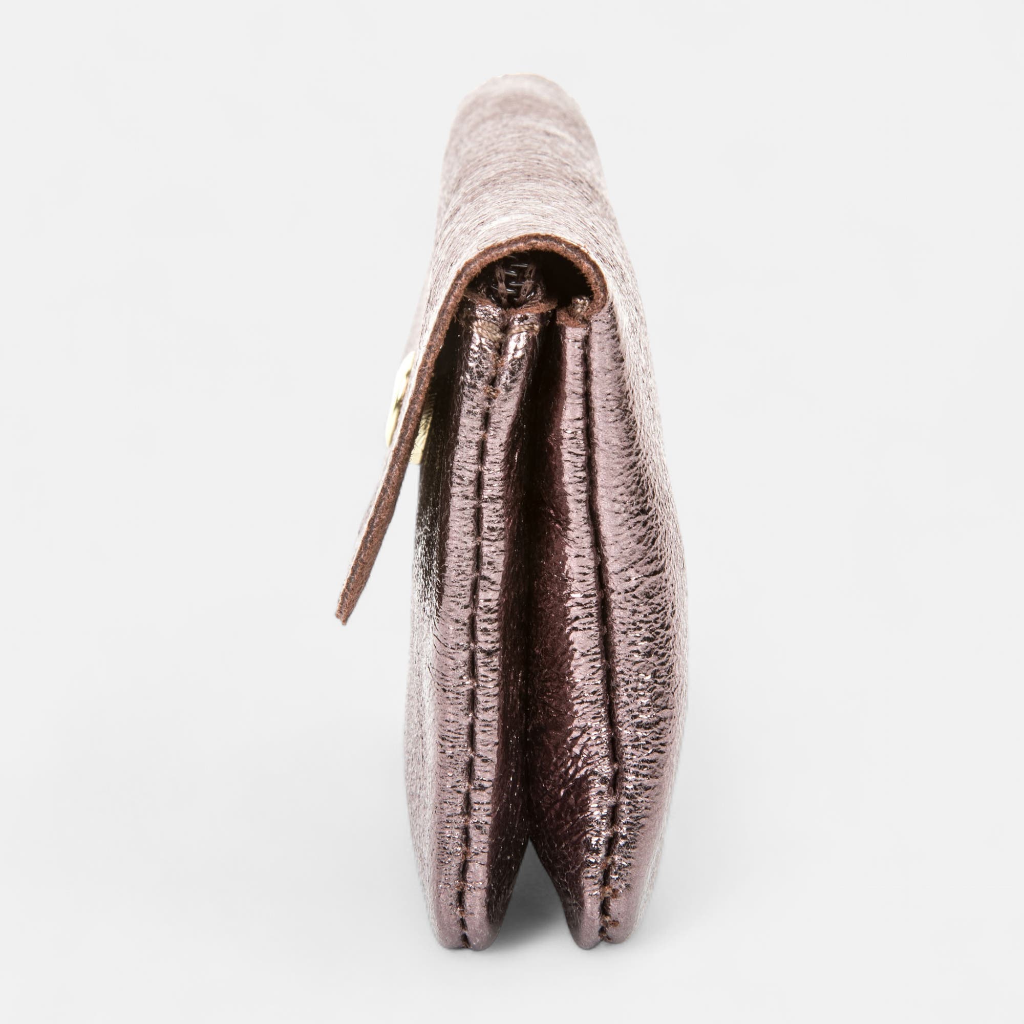 Petite maroquinerie en cuir marron