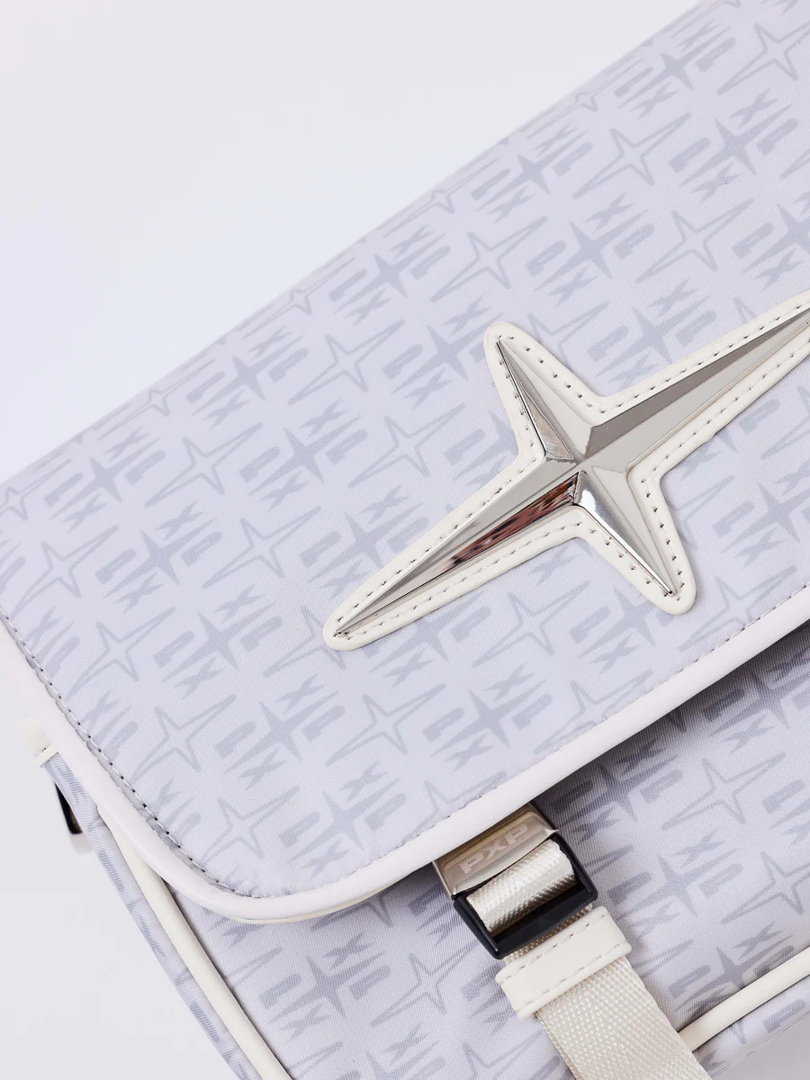 Project X Paris Polaris Monogram Crossbody Bag Heren Wit