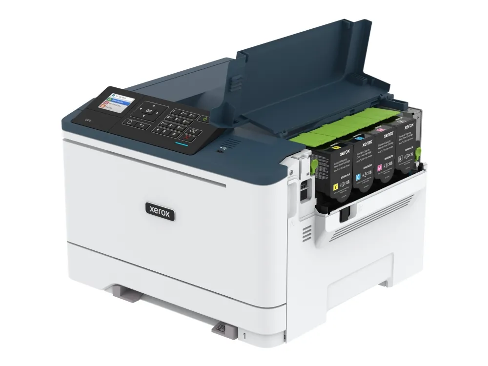 Xerox C310V_DNI - Printer - farve - Duplex - laser - A4/Legal - 1200 x 1200 dpi - op til 33 spm (mono) / op til 33 spm (farve) - kapacitet: 250 ark - USB 2.0, Wi-Fi(n), Gigabit LAN