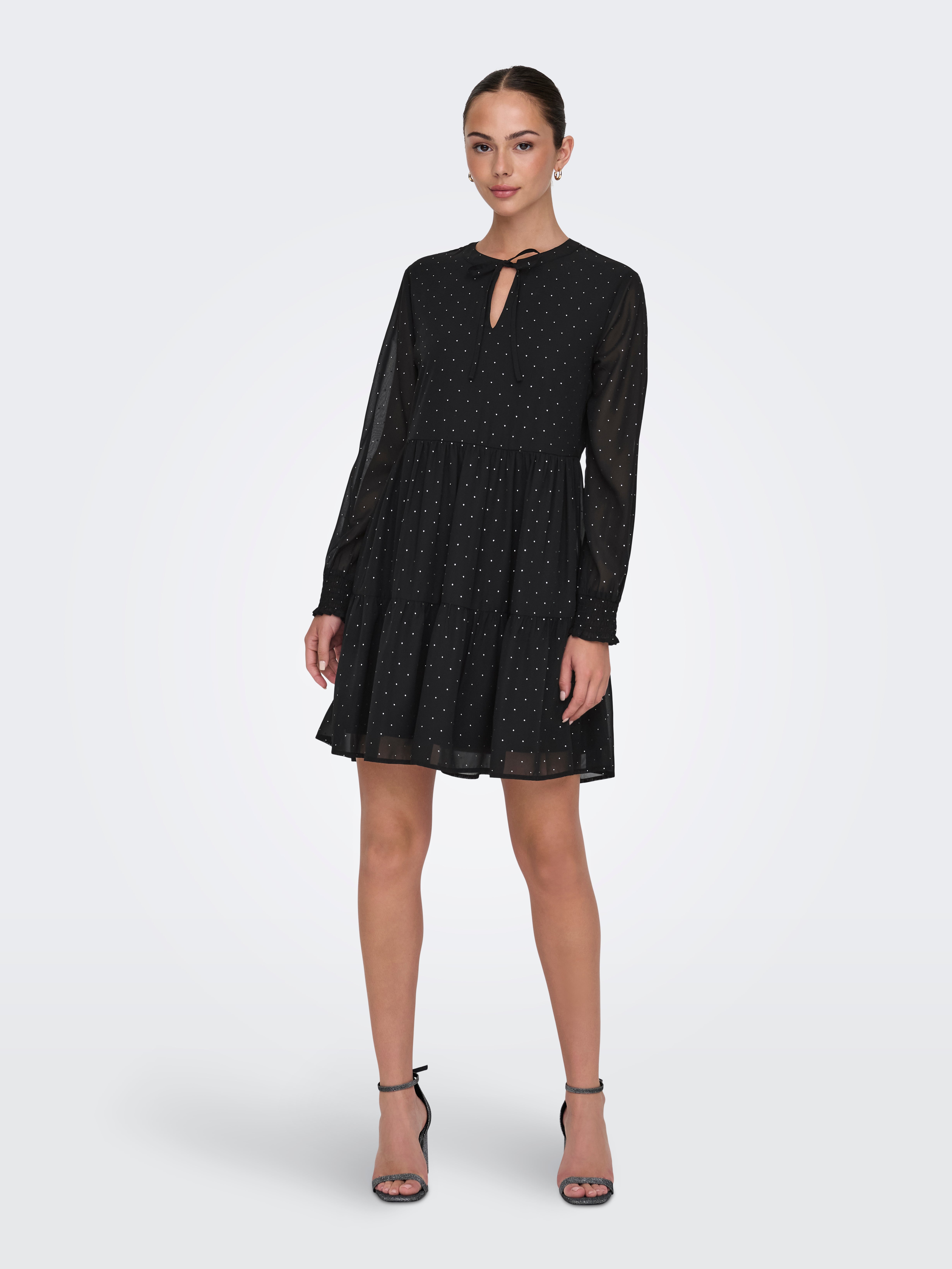 JDYGLAM Kurzes Kleid Black